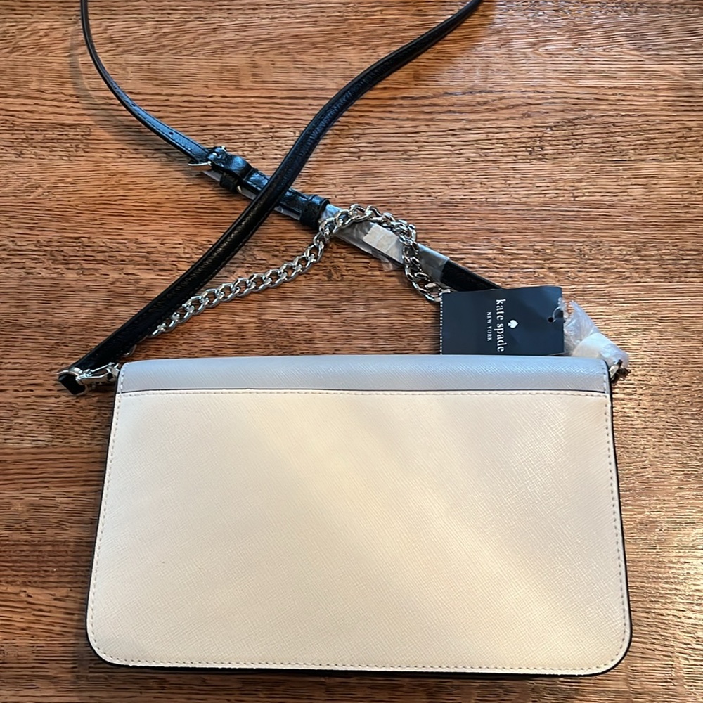 NWT Kate Spade Bag!  Beige and grey bag with tags. - Picture 6 of 7